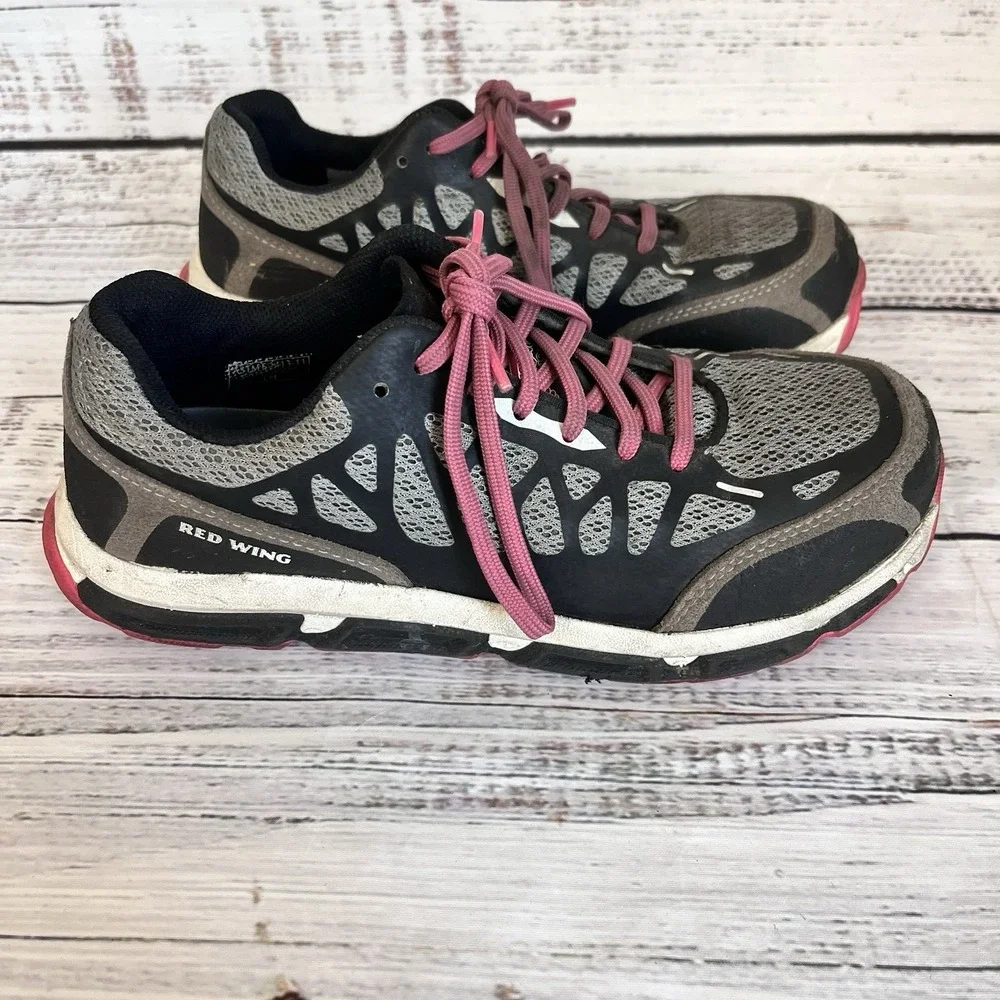Red Wing Work & Safety Aluminum Toe Electrical Hazard Shoes Womens 7 Pink